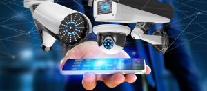 image showing smart video cameras connected to app on smart phone 303 Networks