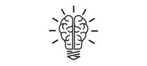 lightbulb as a brain icon 303 Networks